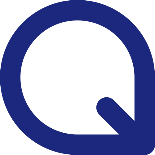 藍(lán)色字母Q矢量logo