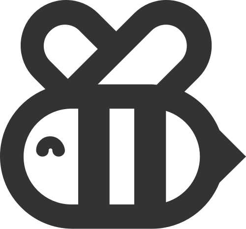 可愛(ài)昆蟲(chóng)卡通蜜蜂矢量圖標(biāo)素材 logo png