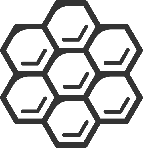 簡(jiǎn)約線條蜜蜂蜂巢矢量圖標(biāo)素材 logo png