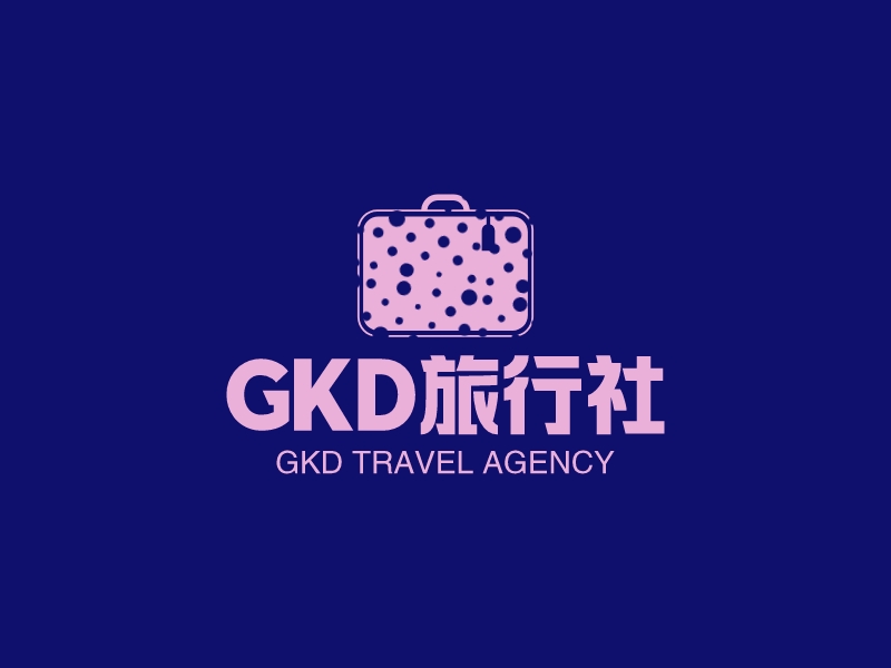 GKD旅行社logo設(shè)計